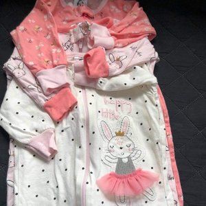 3 Baby Girl Bodysuits